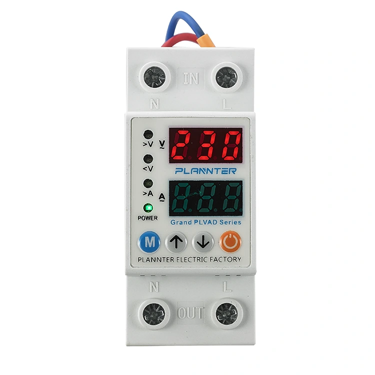 Заштитник за напон со двоен дисплеј